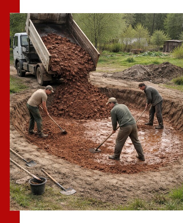 Купить качественную глину для пруда в Снежинске