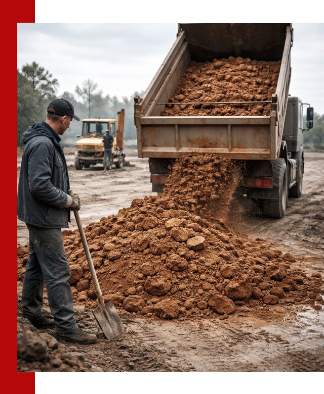 Глина для засыпки в Снежинске с доставкой самосвалами