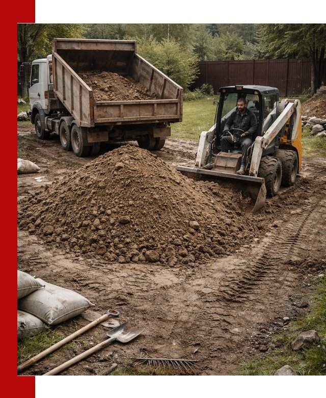 Суглинок для планировки участков в Снежинске с доставкой и выгрузкой