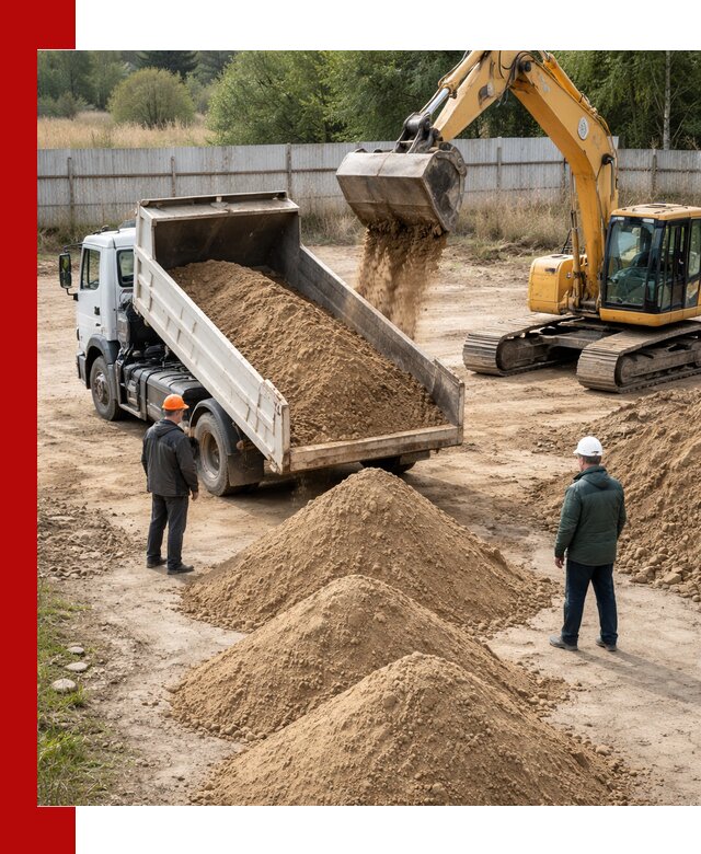 Доставка супеси вагонными и автопартиями в Снежинске