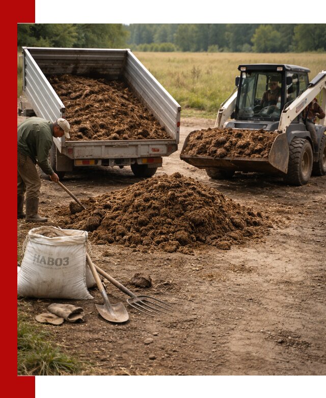 Доставка конского навоза в Снежинске с разгрузкой и доставкой на объект