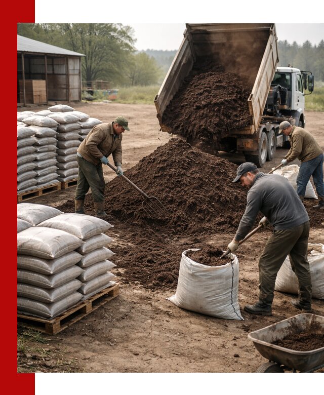 Доставка компоста оптом и в розницу в Снежинске