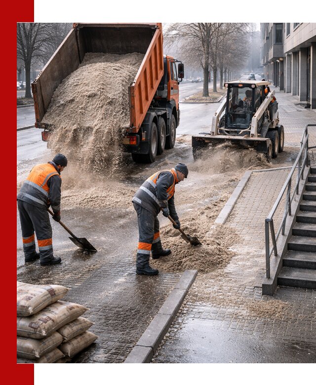 Поставка противогололедных материалов в Снежинске