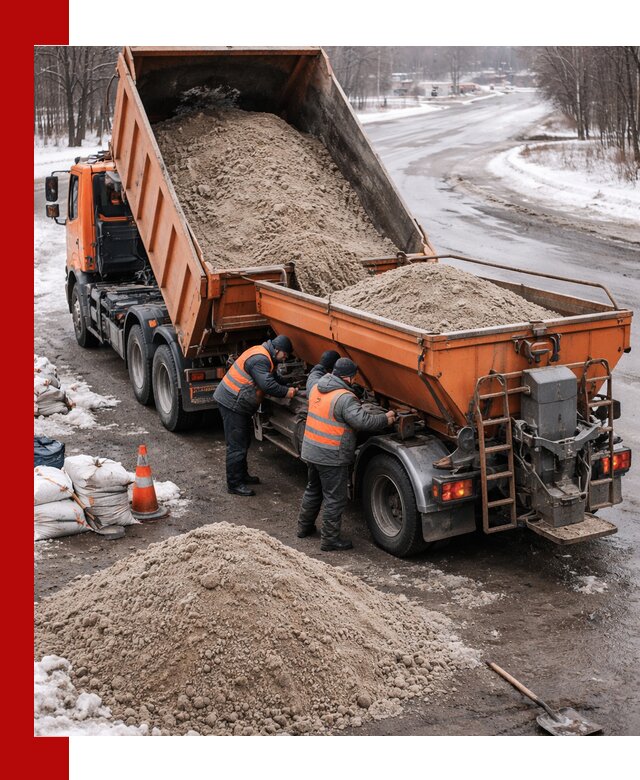 Поставка и вывоз пескосоля в Снежинске оптом и в розницу