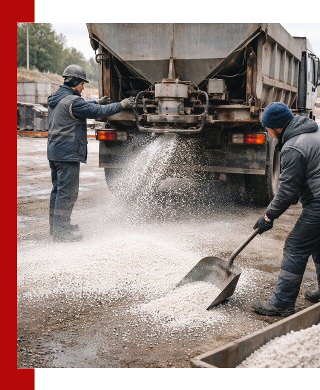 Доставка и продажа хлористого кальция в Снежинске