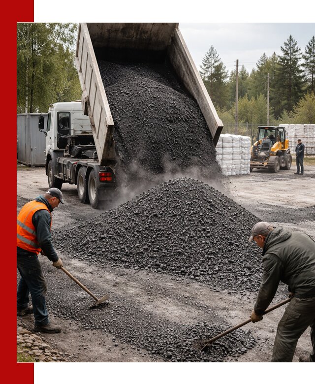 Доставка и продажа асфальтного гранулята в Снежинске