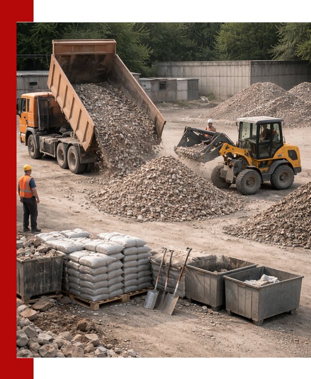 Вторичные материалы для отсыпки в Снежинске — поставка и доставка