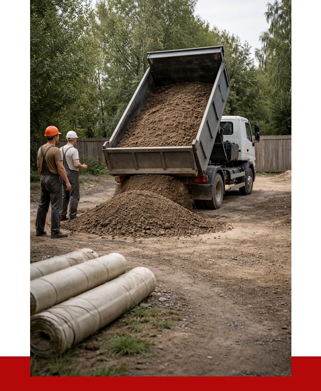 Доставка сыпучих материалов самосвалом в Снежинск от 4365 р. | ПРОНЕРУДСнж