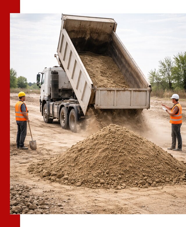 Доставка самосвалом 15 кубов в Снежинске за город и по городу