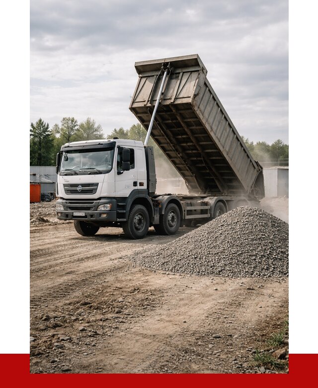 Доставка самосвалом 40 кубов в Снежинске от 9353 р. | ПРОНЕРУДСнж