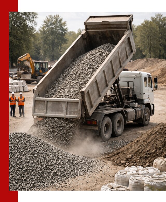 Аренда самосвала в Снежинске для доставки сыпучих и нерудных материалов