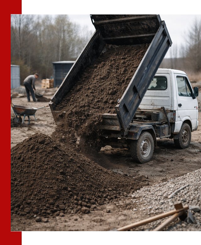 Аренда минисамосвала в Снежинске для доставки сыпучих материалов