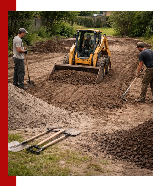 Планировка участка грунтом с вывозом и доставкой в Снежинске
