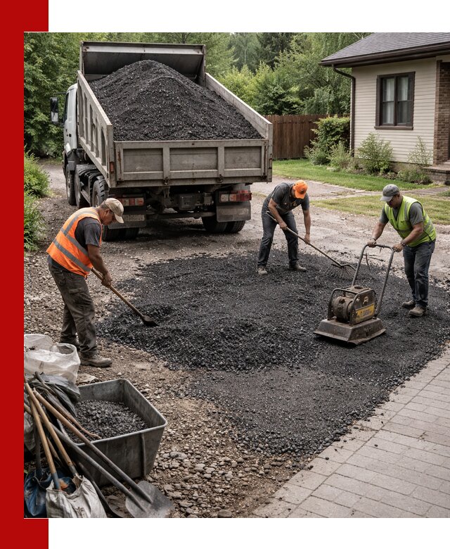 Асфальтовая крошка для двора с доставкой в Снежинске